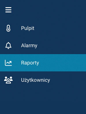 Menu - raporty 1-3