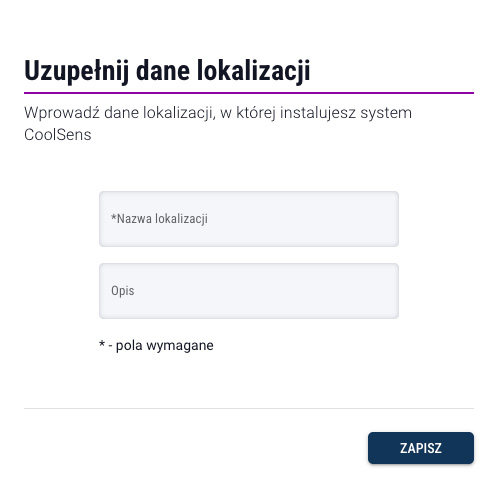 Uzupełnienie danych lokalizacji