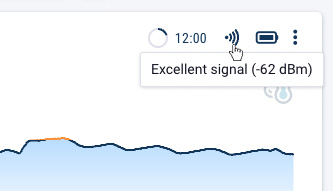 Signal streght BLE